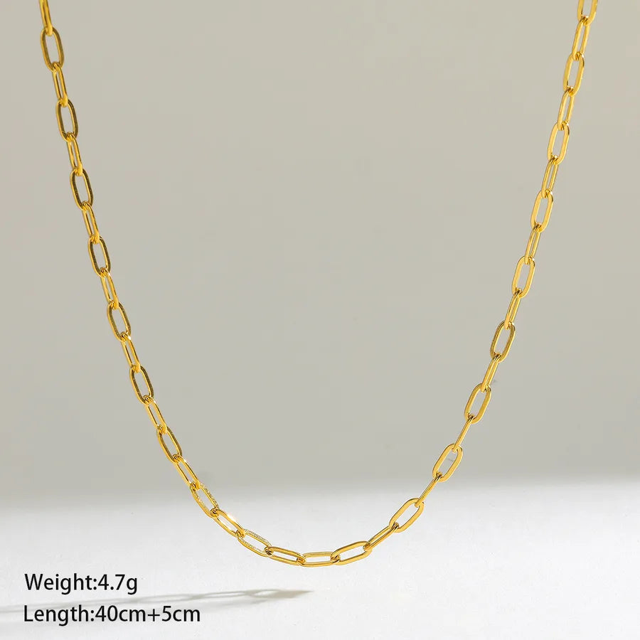 Casual Geometric 304 Stainless Steel 16K Gold Plated White Gold Plated Gold Plated Bracelets In Bulk