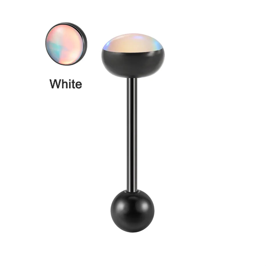 1 Piece Tongue Rings Casual Vacation Tropical Geometric 304 Stainless Steel Plating Resin 18K Gold Plated Tongue Rings