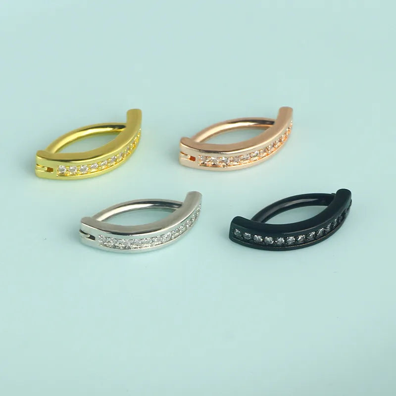 1 Piece Belly Rings Simple Style Classic Style Solid Color 304 Stainless Steel Inlay Belly Rings