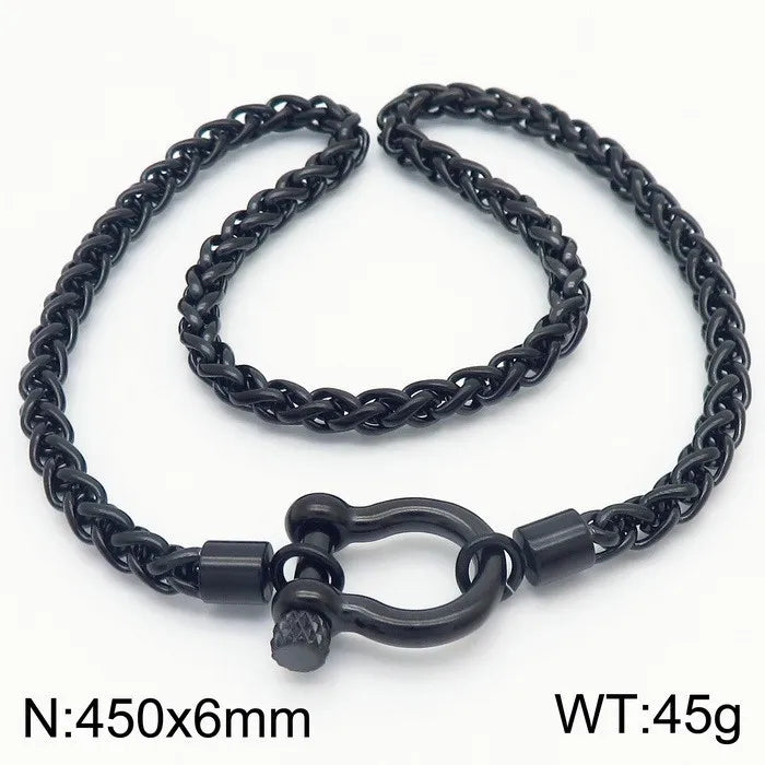 Fashion Geometric Titanium Steel 18K Gold Plated Bracelets In Bulk