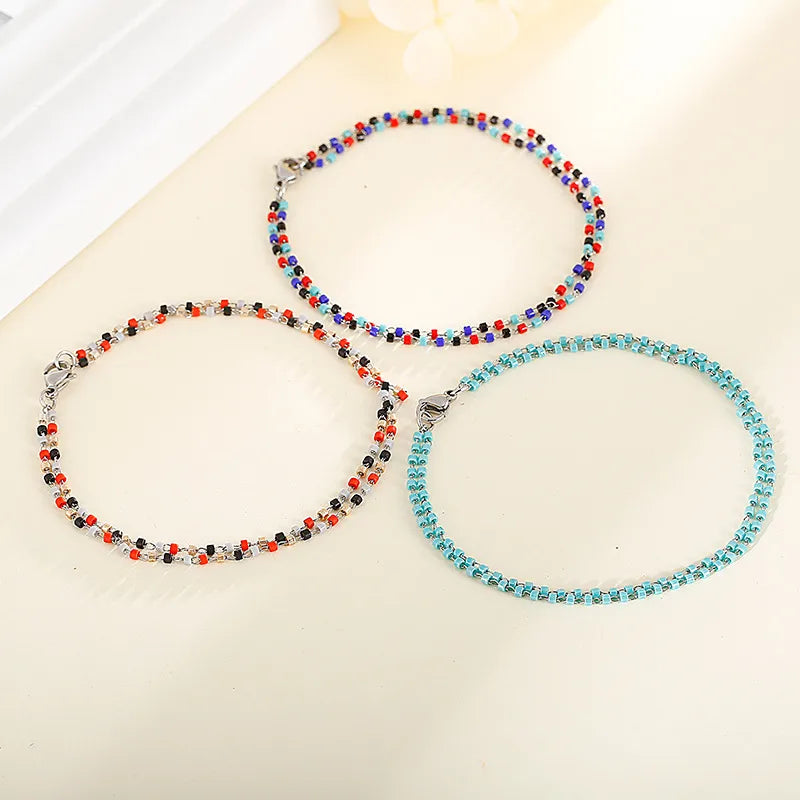Fashion Geometric Titanium Steel 18K Gold Plated Bracelets In Bulk