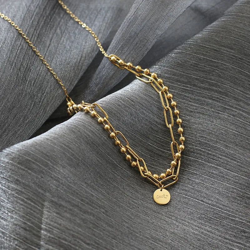 Wholesale Jewelry Simple Style 304 Stainless Steel 18K Gold Plated Bracelets