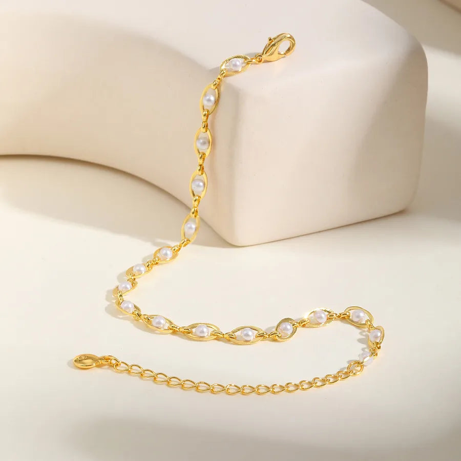 Wholesale Jewelry Geometric Copper 18K Gold Plated Bracelets