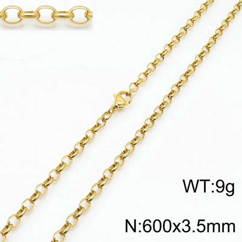 Fashion Geometric Titanium Steel 18K Gold Plated Bracelets In Bulk
