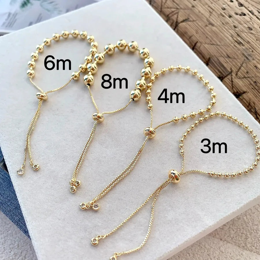vintage style simple style geometric copper 18k gold plated bracelets in bulk