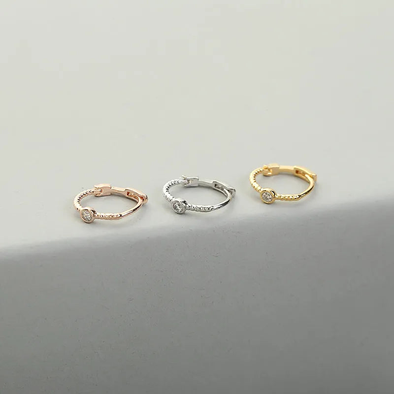 fashion round copper hoop earrings copper earrings 1 piece