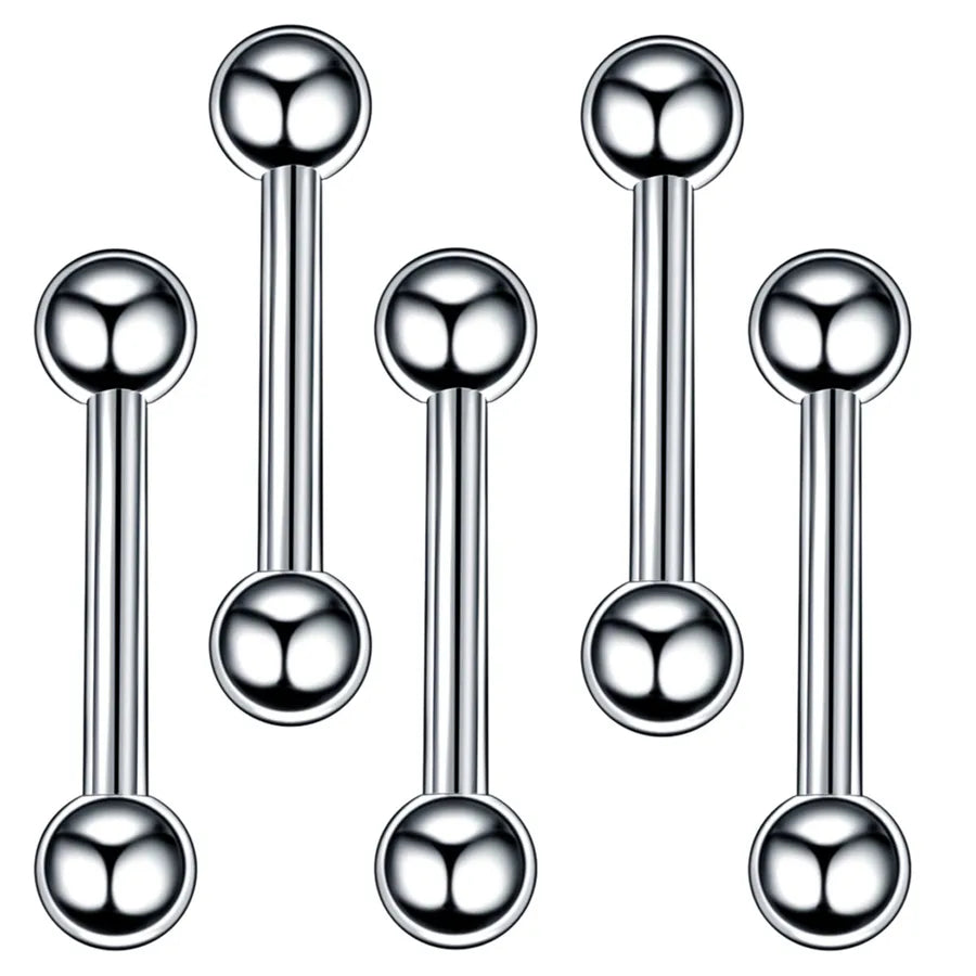 fashion solid color stainless steel plating tongue nail 1 piece