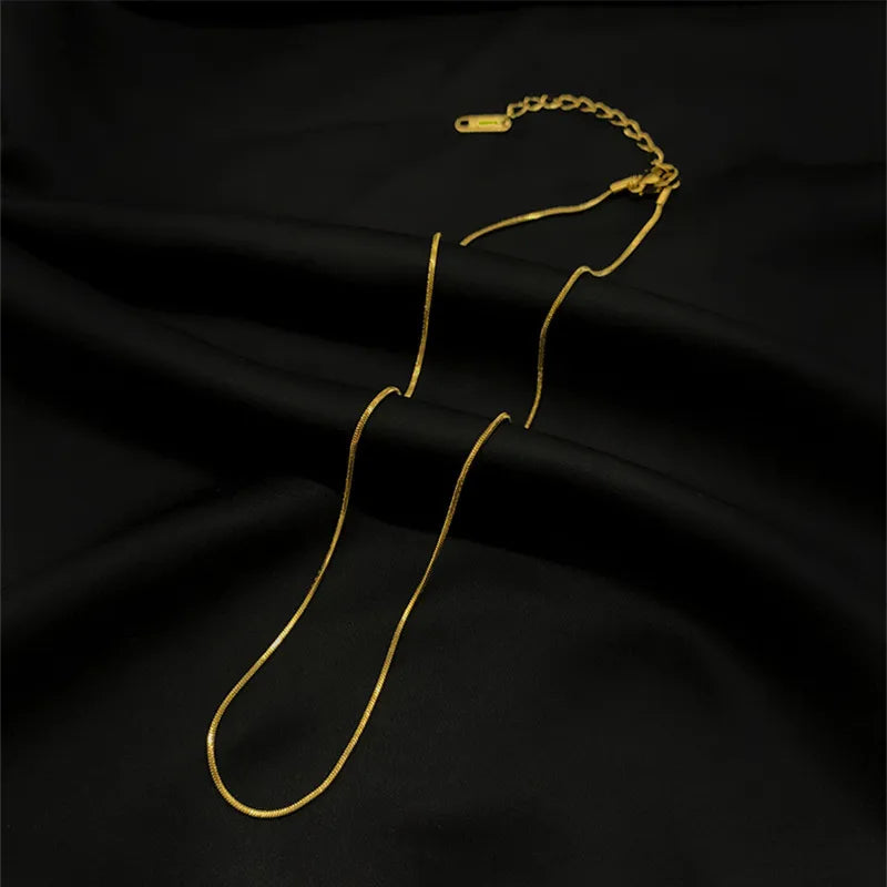 Casual Solid Color 304 Stainless Steel 18K Gold Plated Bracelets In Bulk
