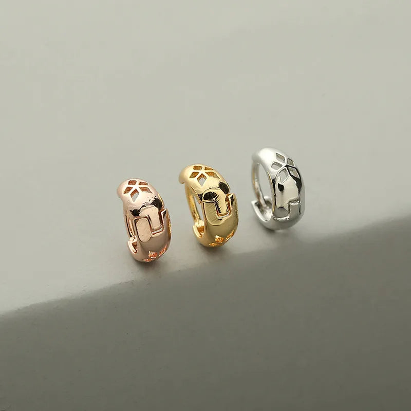 fashion round copper hoop earrings copper earrings 1 piece