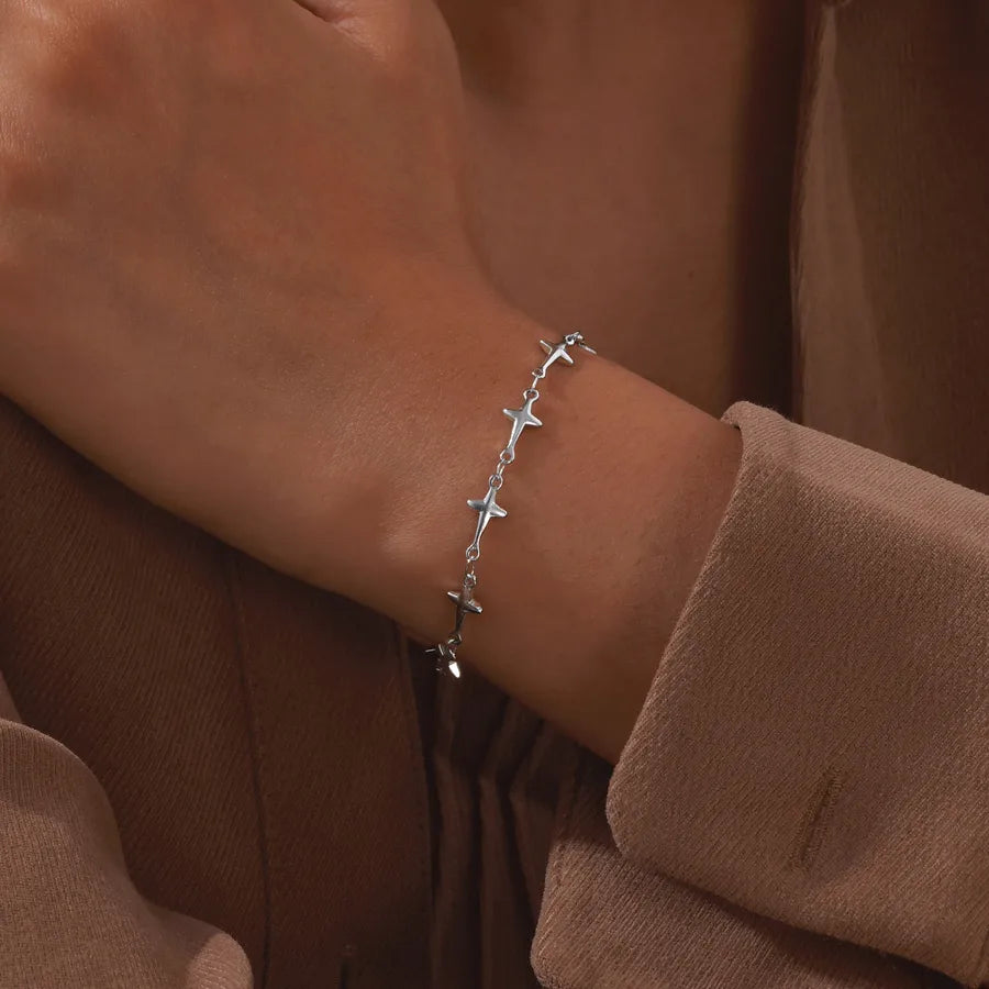 IG Style Star 201 Stainless Steel 18K Gold Plated Bracelets In Bulk