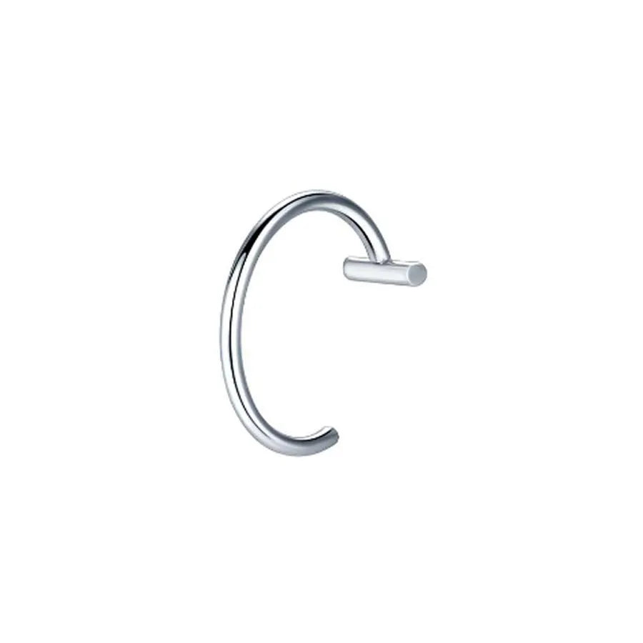 fashion c shape stainless steel plating lip ring