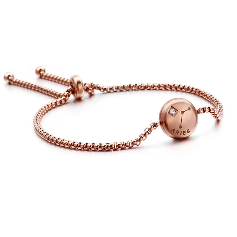 Constellation Titanium Steel 18K Gold Plated Bracelets In Bulk