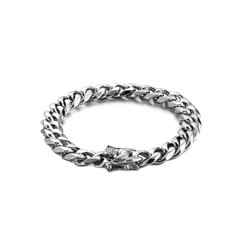 Fashion Geometric Titanium Steel 18K Gold Plated Bracelets In Bulk