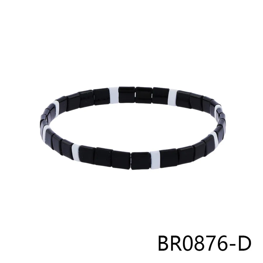 bohemian square copper stoving varnish plating 18k gold plated bracelets