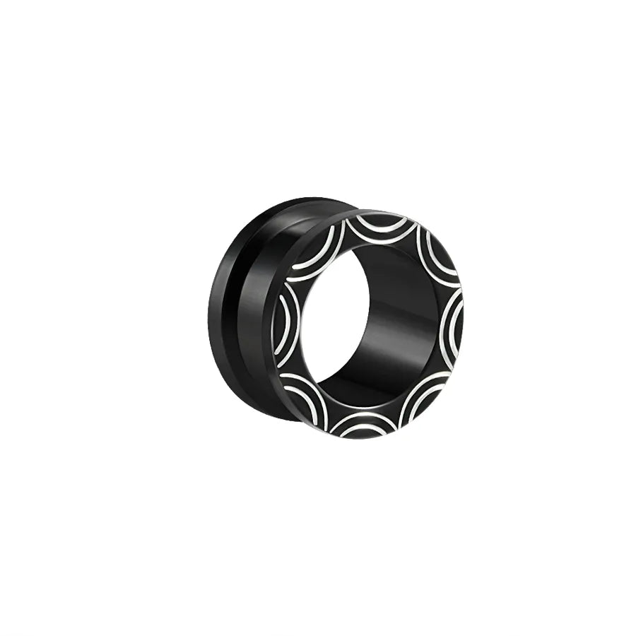 1 Piece Ear Cartilage Rings & Studs Hip-Hop Punk Round Pulley 304 Stainless Steel 18K Gold Plated Auricle
