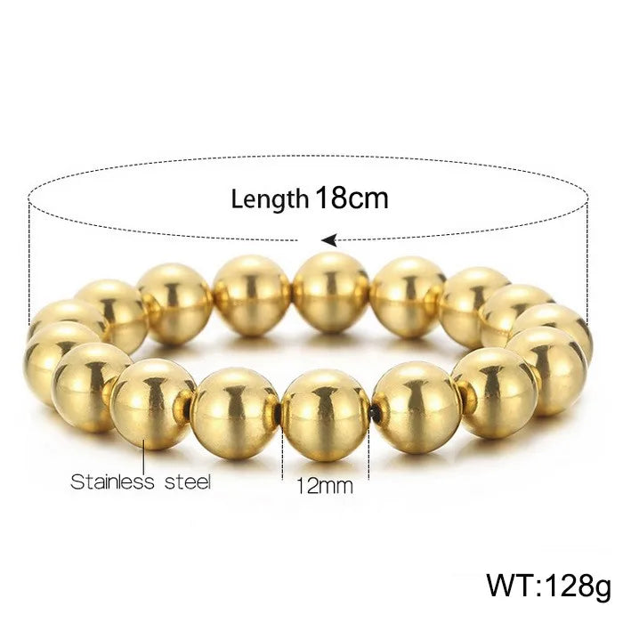 Casual Simple Style Geometric Stainless Steel 18K Gold Plated Bracelets In Bulk