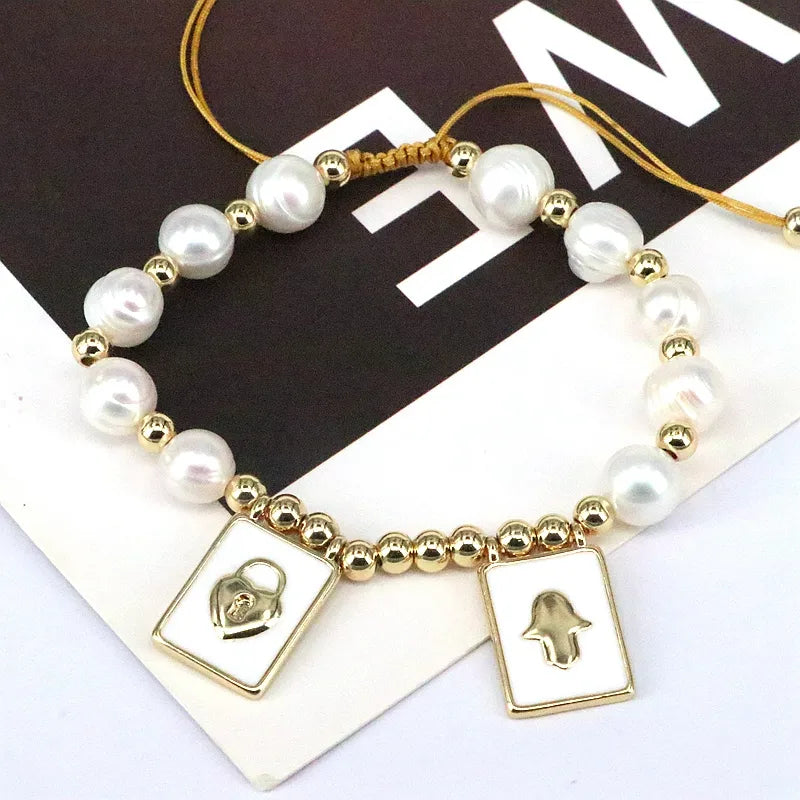 elegant cross star copper 18k gold plated bracelets in bulk