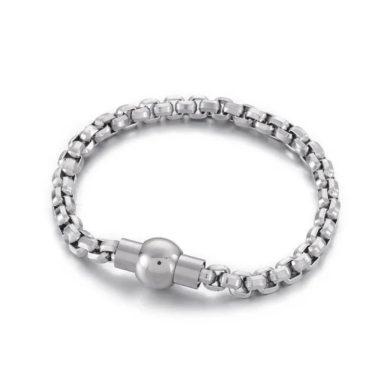 Fashion Geometric Titanium Steel 18K Gold Plated Bracelets In Bulk