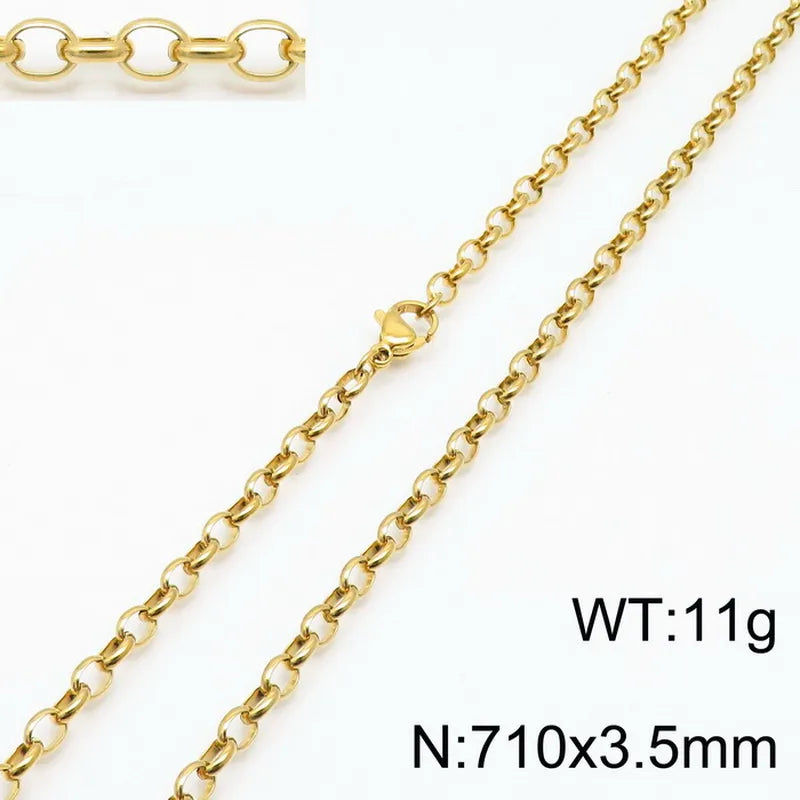 Fashion Geometric Titanium Steel 18K Gold Plated Bracelets In Bulk