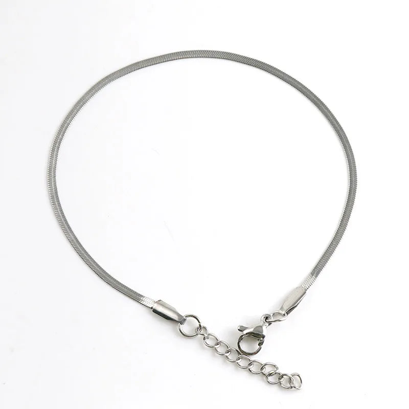 Hip-Hop Geometric 304 Stainless Steel 18K Gold Plated Bracelets In Bulk