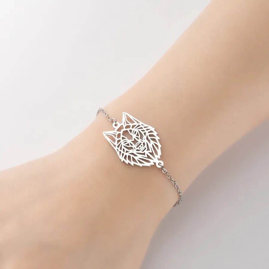 Cute Animal 201 Stainless Steel 18K Gold Plated Bracelets In Bulk