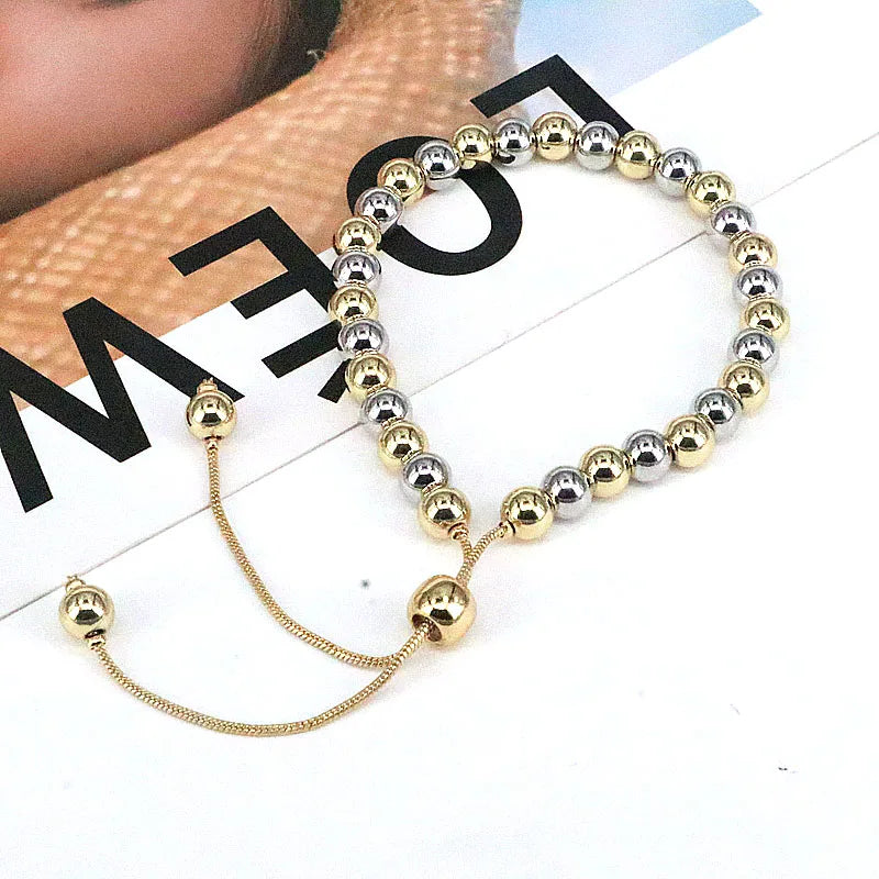 retro round copper gold plated bracelets in bulk