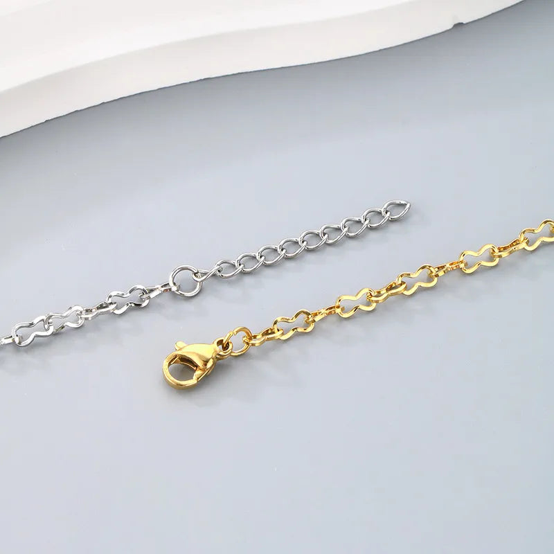 Simple Style Infinity 304 Stainless Steel 18K Gold Plated  Bracelets In Bulk