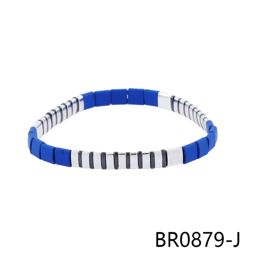 bohemian square copper stoving varnish plating 18k gold plated bracelets