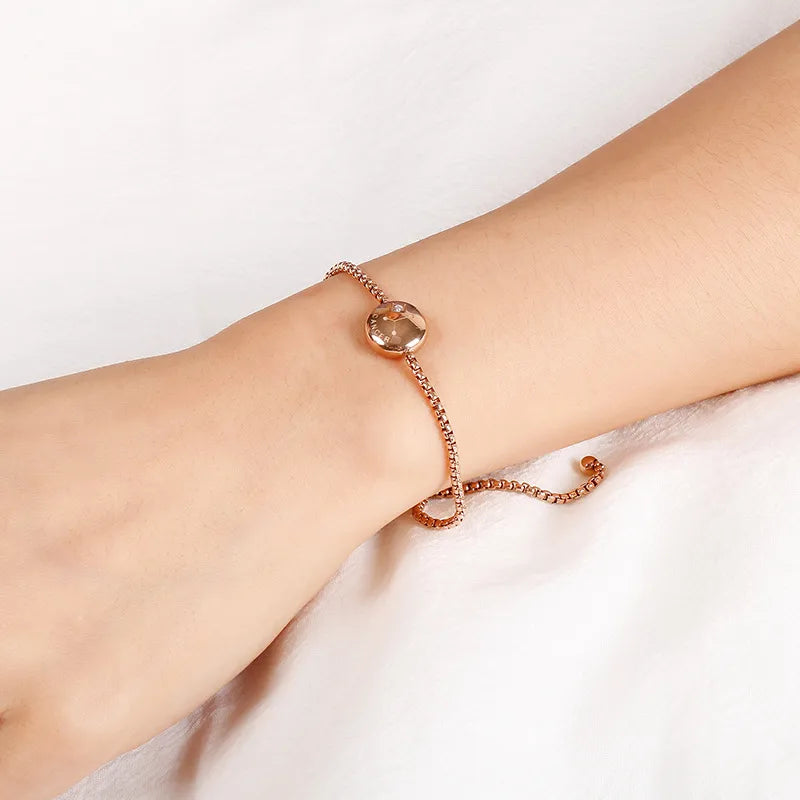 Constellation Titanium Steel 18K Gold Plated Bracelets In Bulk