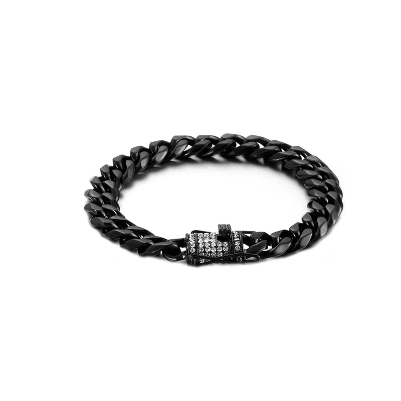 Fashion Geometric Titanium Steel 18K Gold Plated Bracelets In Bulk