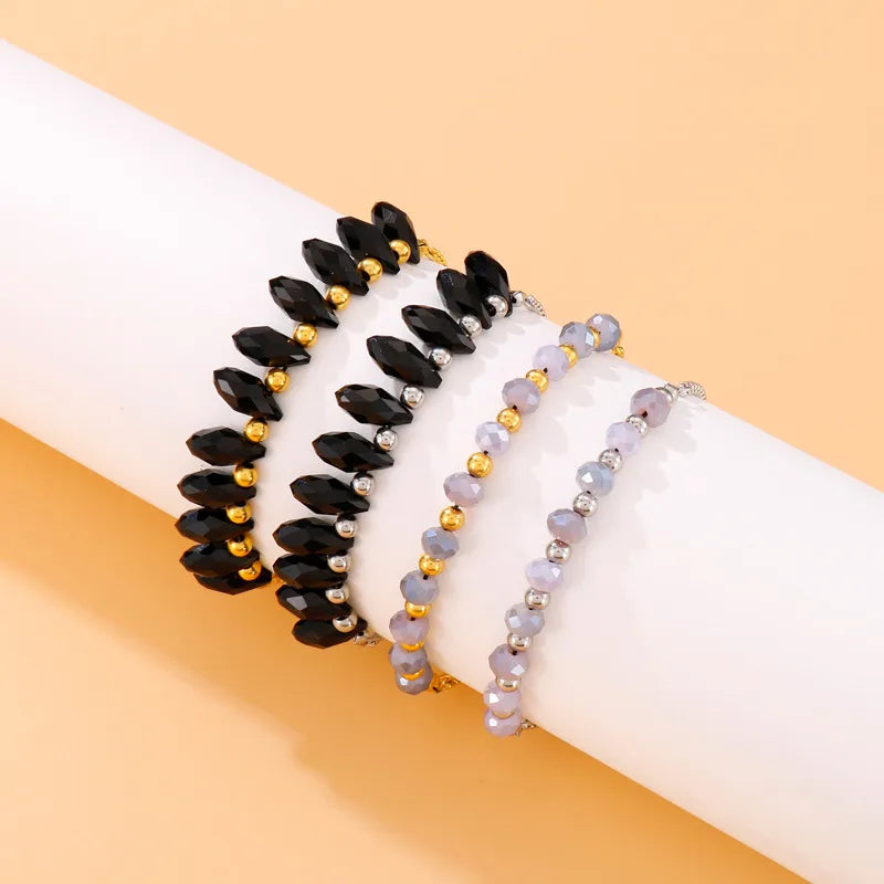 Fashion Geometric Titanium Steel 18K Gold Plated Bracelets In Bulk