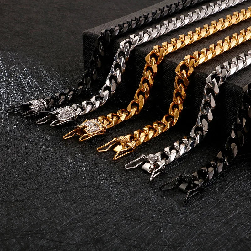 Fashion Geometric Titanium Steel 18K Gold Plated Bracelets In Bulk