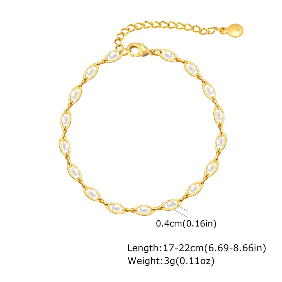 Wholesale Jewelry Geometric Copper 18K Gold Plated Bracelets