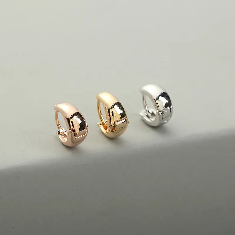 fashion round copper hoop earrings copper earrings 1 piece