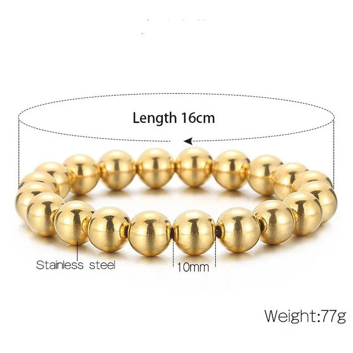 Casual Simple Style Geometric Stainless Steel 18K Gold Plated Bracelets In Bulk