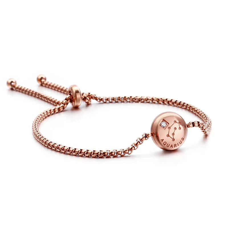 Constellation Titanium Steel 18K Gold Plated Bracelets In Bulk