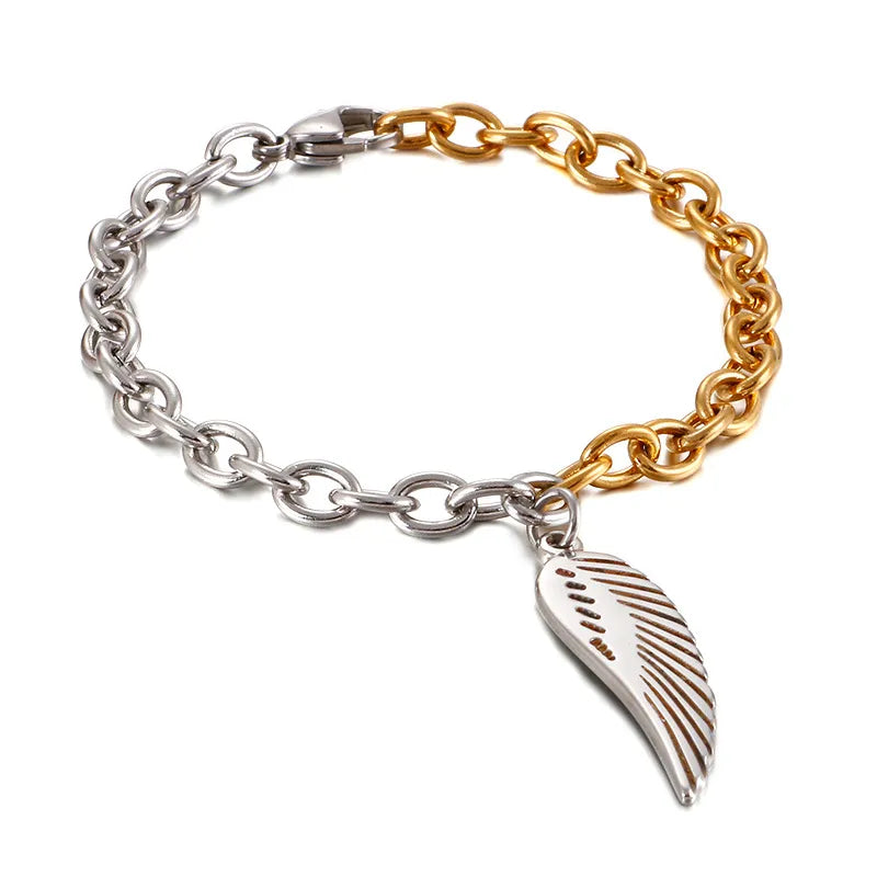Fashion Animal Titanium Steel 18K Gold Plated Bracelets In Bulk