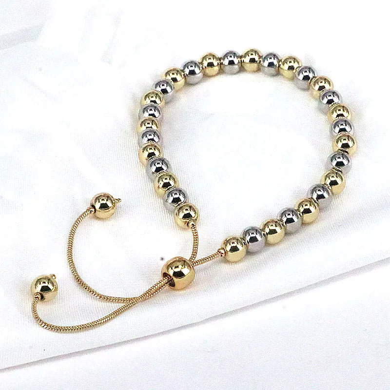 retro round copper gold plated bracelets in bulk