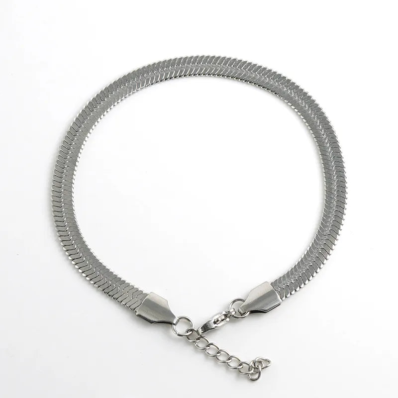 Hip-Hop Geometric 304 Stainless Steel 18K Gold Plated Bracelets In Bulk