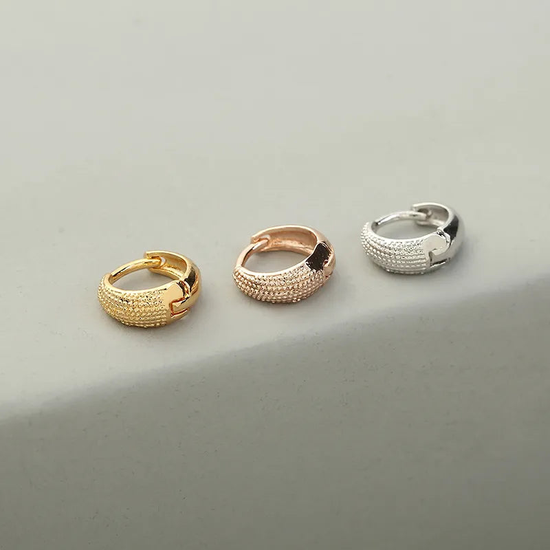 fashion round copper hoop earrings copper earrings 1 piece