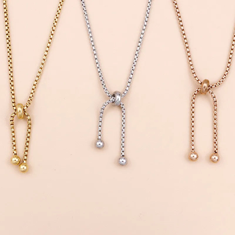 Fashion Geometric Titanium Steel 18K Gold Plated Bracelets In Bulk