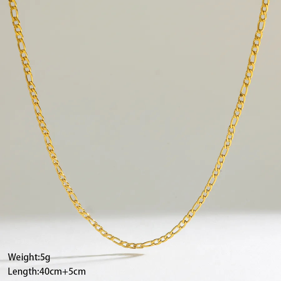 Casual Geometric 304 Stainless Steel 16K Gold Plated White Gold Plated Gold Plated Bracelets In Bulk