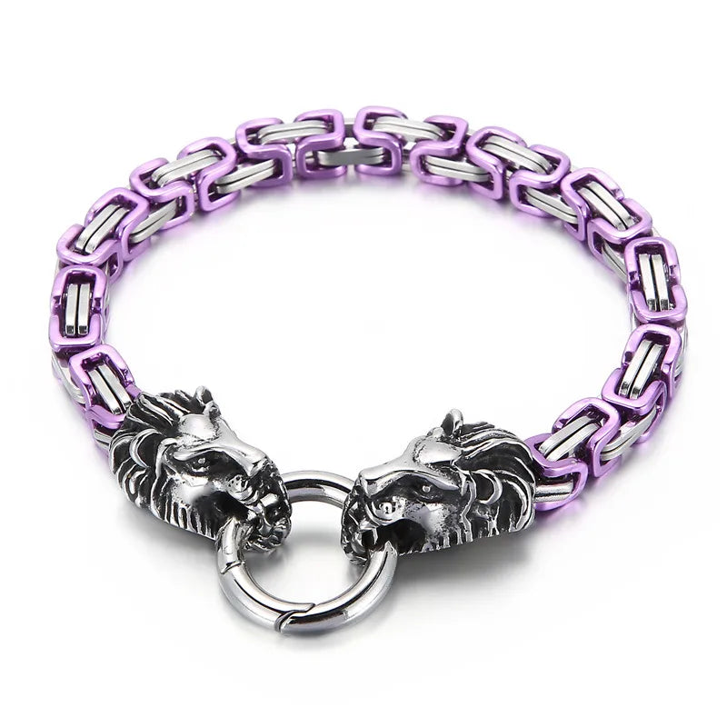 Fashion Animal Titanium Steel 18K Gold Plated Bracelets In Bulk