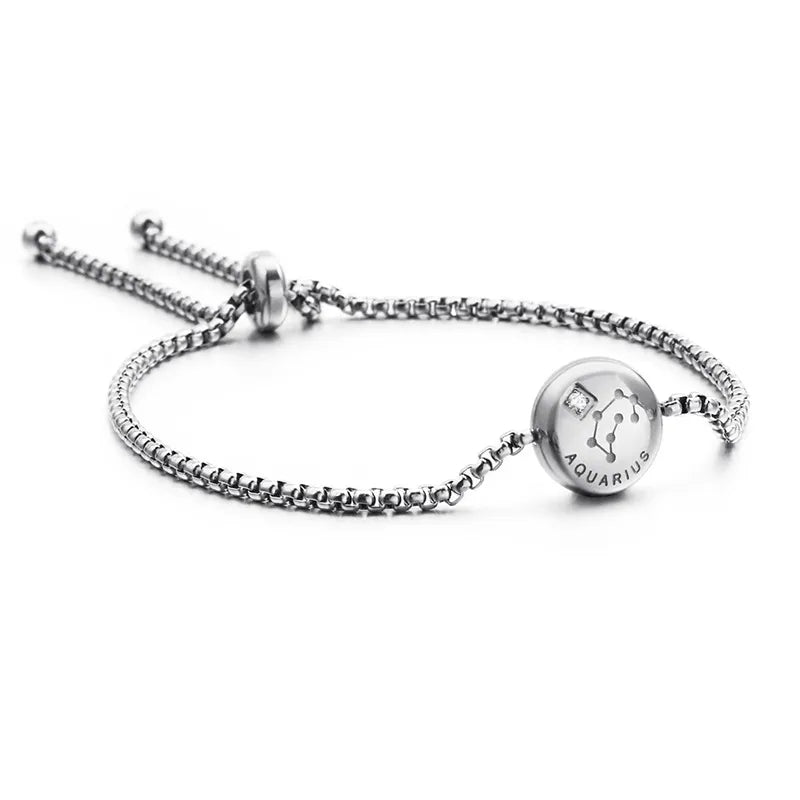 Constellation Titanium Steel 18K Gold Plated Bracelets In Bulk