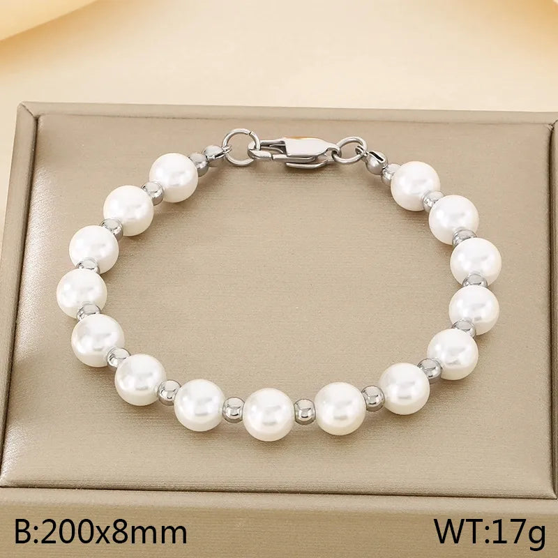 Vintage Style Geometric 304 Stainless Steel 18K Gold Plated Bracelets In Bulk