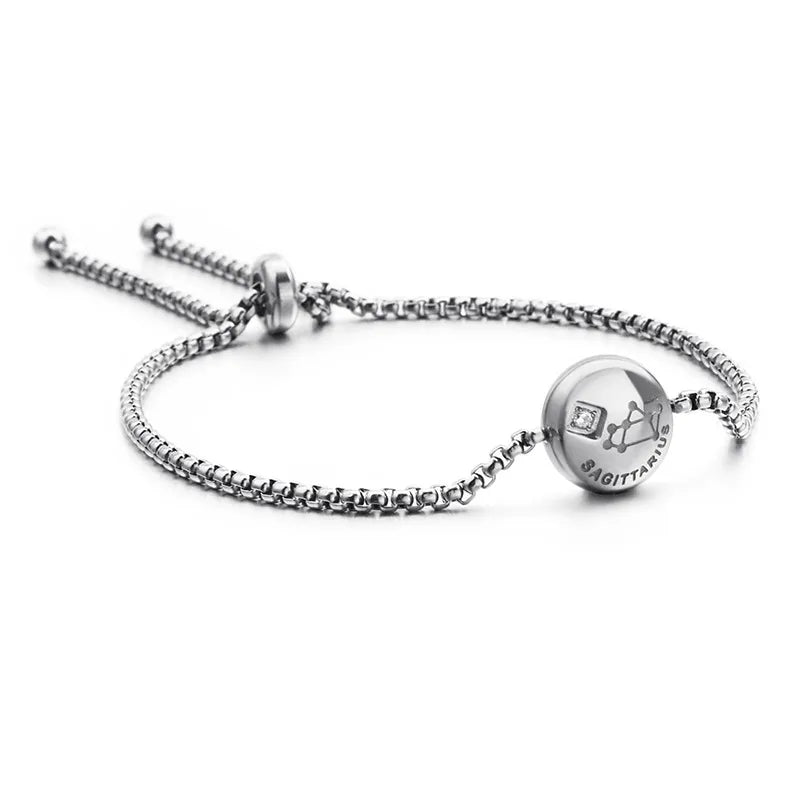 Constellation Titanium Steel 18K Gold Plated Bracelets In Bulk