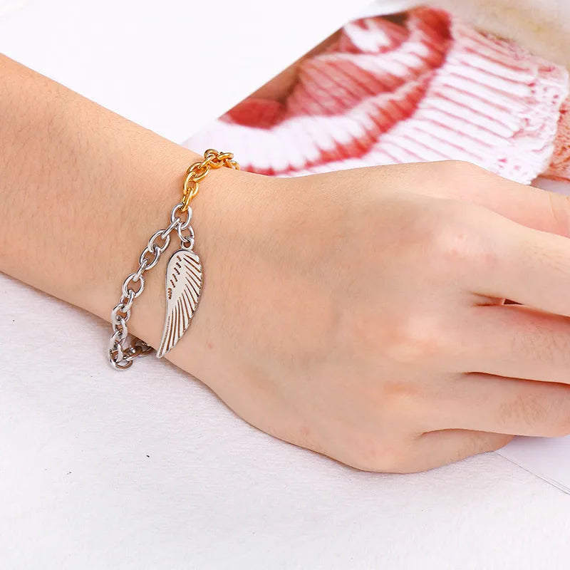 Fashion Animal Titanium Steel 18K Gold Plated Bracelets In Bulk