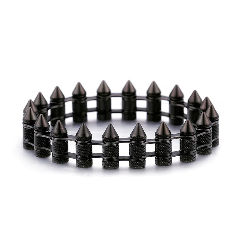 Fashion Geometric Titanium Steel 18K Gold Plated Bracelets In Bulk