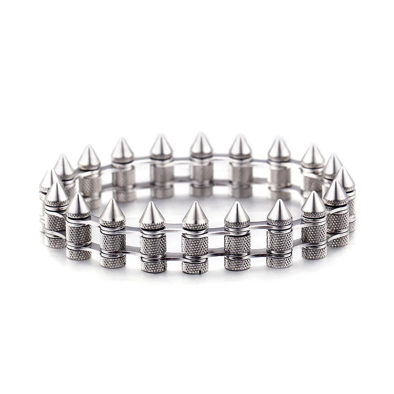 Fashion Geometric Titanium Steel 18K Gold Plated Bracelets In Bulk