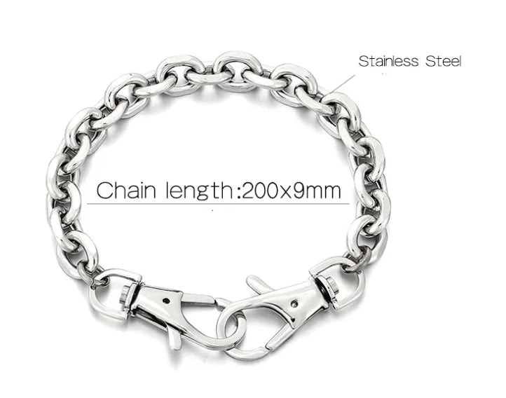 Simple Style Solid Color Titanium Steel 18K Gold Plated Bracelets In Bulk